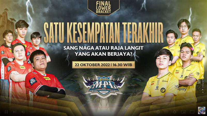 Jadwal Playoff Hari Ini MPL ID S10, Final Lower Bracker AURA vs ONIC