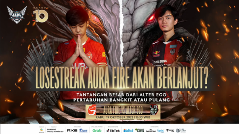 Jadwal Playoff MPL ID S10 Hari Ini Alter Ego vs Aura Fire
